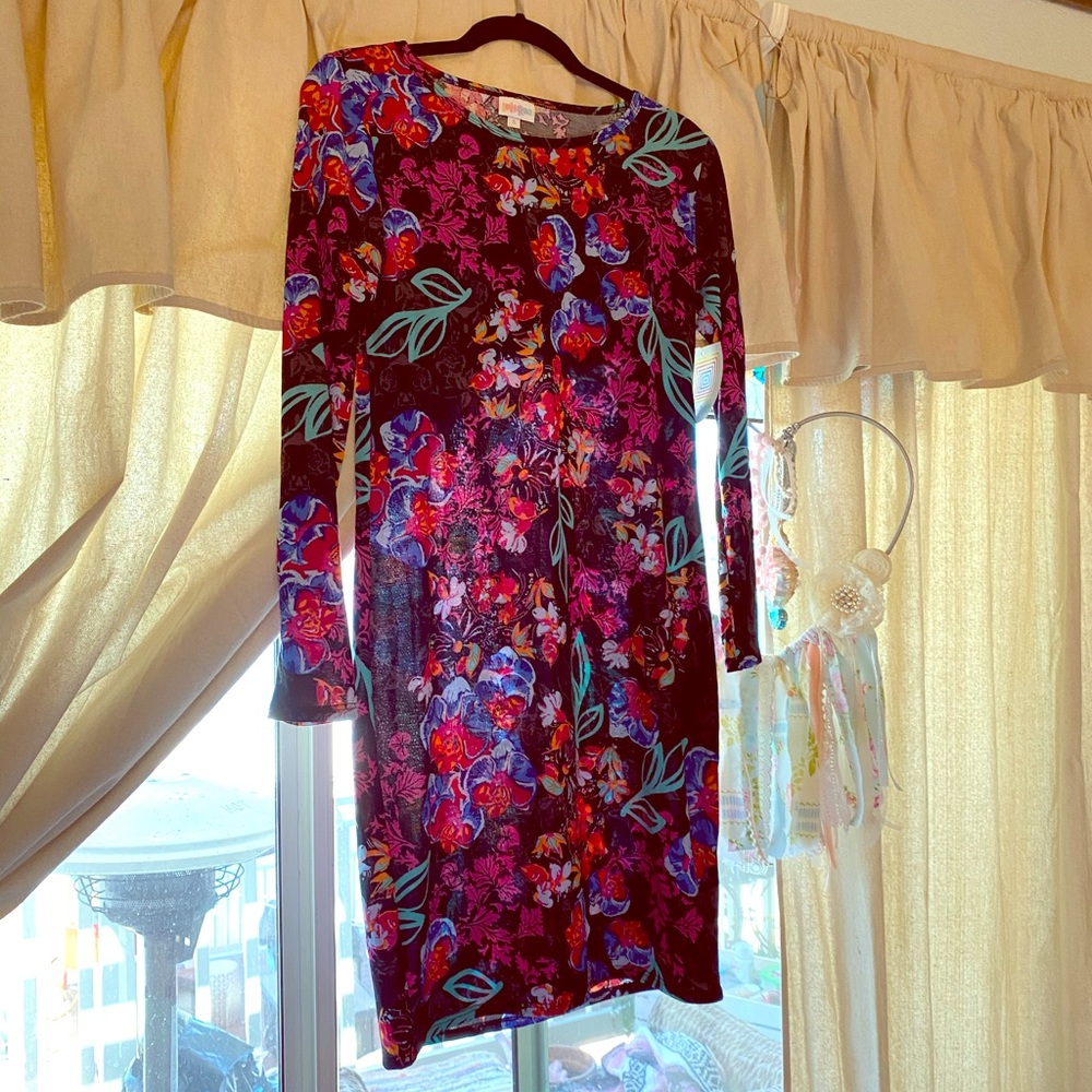 Lularoe Floral Debbie Dress